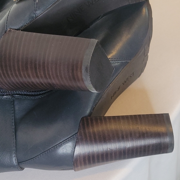 NINE WEST Skylight Knee High Leather boots Size 8M - Picture 6 of 8